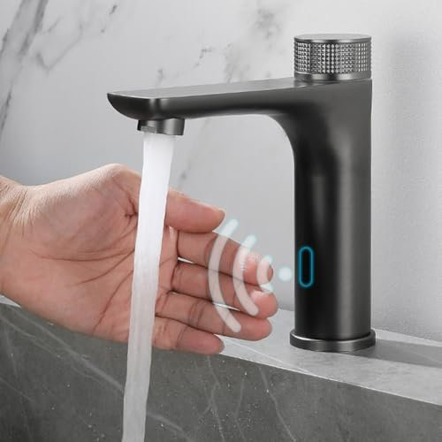 SPORTARC Infrarot-Sensor-Wasserhahn 304 Edelstahl Heiß- und Kaltwasser-Infrarot-Sensor-Wasserhahn-Wasserhahn