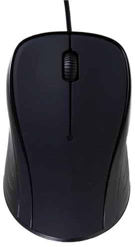 Glowster Souris Optique Noire 1600 dpi, Design Compact, idéale pour Les Enfants, Les Jeux et l'utilisation Quotidienne sur Ordinateur.