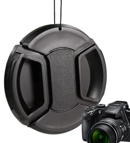 Generisch Capuchon d'objectif Central - Protection d'objectif, Accessoire pour la Prise de Photos, l'enregistrement vidéo et la Photographie, 58 mm, Voir Description, Voir Description