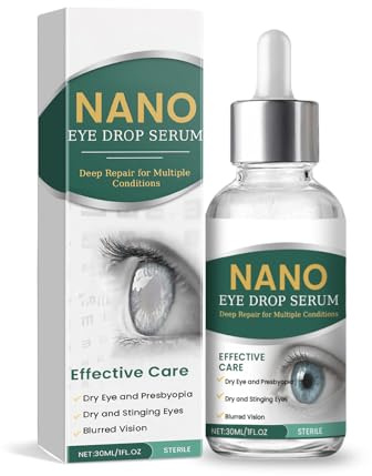 Nano Eye Drops sérum, gouttes pour les yeux, les yeux presbytes, soulage les yeux de la fatigue, pour la sécheresse oculaire, pour les yeux (1PC)