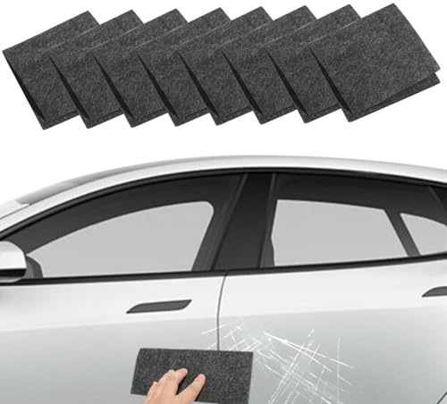 8 Stück Nano Sparkle Tuch,Mikrofaser Poliertuch,Auto Kratzer Entfernen Magic Nano Sparkle Tuch,Kratzerentferner Poliertuch,Lackreparatur Nanosparkle Tücher für Entfernt Leichte Kratzer & Schrammen