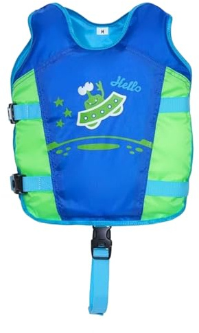Salvagente Neonata - Giubbotto di Salvataggio per Bambini da 1 A 10 Anni per Piscina Spiaggia E Oceano con vestibilità Comoda per Il Nuoto E Le attività Acquatiche (Blue 1-3Years)