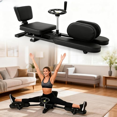 Beinstrecker, Beinstrecker für Spagat-Flexibilität bis zu 240 Grad, Robustes Stahlrahmengerät, Spagat-Maschine für Yoga, Ballett, Pilates, allgemeines Fitnesstraining
