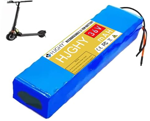 HJGHY Xt30+jst, Batteria per Monopattino Elettrico 36V 10500mAh – Pacco batterie al Litio 36V 10.5Ah per monopattini elettrici e Kit di conversione Motore per M365