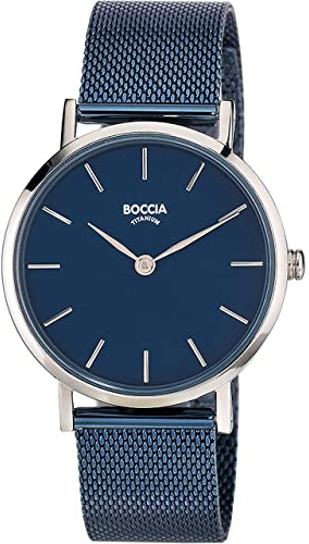 Boccia DamenArmbanduhr Analog Quarz Edelstahl 3281-07