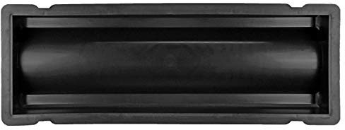 @tec Betonform Schalungsform für Muldensteine/Wasserrinne - Gießform Plastikformen für Beton - 50x16x6cm - Entwässerungsrinne, Rinnstein, Ablaufrinne, Bodenrinne