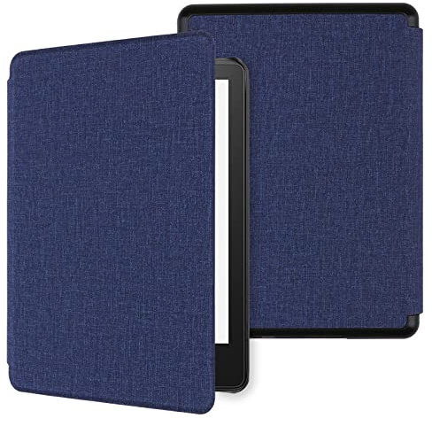 WALNEW Hülle für 6.8 Zoll Kindle Paperwhite 11th Generation (Model No. M2L3EK & M2L4EK), Lightweight Kunstleder Schutzhülle Smart Cover mit Auto Sleep/Wake Funktion