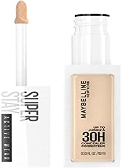Maybelline New York - Correcteur Anti-Cernes - Longue Tenue jusqu'à 30H - Tous Types de Peaux - Superstay Active Wear - Teinte : Light (15) - 10 ml