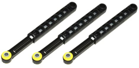 3 Stoßdämpfer Waschmaschine kompatibel mit Bosch Siemens 11051551 11039636 00742719 80N new type Löcher: Ø8+Ø14mm Achsabstand: 165/255mm