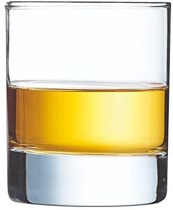 Arcoroc - Collezione Islanda - 6 bicchieri bassi 20 cl in vetro - Uso professionale - Imballaggio rinforzato, adatto per la vendita online