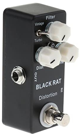 Aluminiumlegierung Black Rat Distortion Gitarreneffektpedal True Musical