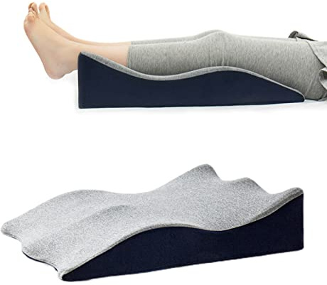 Venenkeil,Beinkissen,Ergonomisches Venenkissen zum Beine hochlagern Beinhochlagerungskissen Beinauflage Keilkissen Stützkissen für Beine & Knie ideal als Lymphkissen und Venenkeil