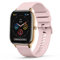 Vancle Correa para Amazfit Bip/Bip Lite/Bip S/Bip S Lite/Bip U/Bip U Pro/Bip 3 / Bip 3 Pro, Pulseras de Repuesto de Silicona de Reemplazo de Tamaño Ajustable Duradero de 20mm, Rosa