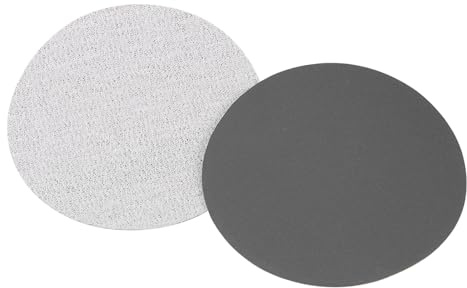 CoCud Discos de Lija de Gancho y Bucle, 3 Pulgadas (75 mm), Papel de Lija de Carburo de Silicio de 800 Granos - (Aplicaciones: Para Madera, Metal, Paneles de Yeso), 30 Piezas