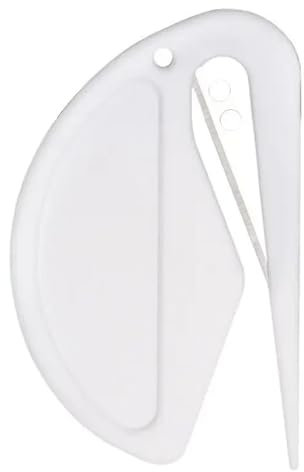 Tragbarer Papierschneider 2 Stück tragbarer Mini-Schneider, Papierschneider, Geschenkpapierschneider, Schneiden von Geschenkpapier (Color : White)