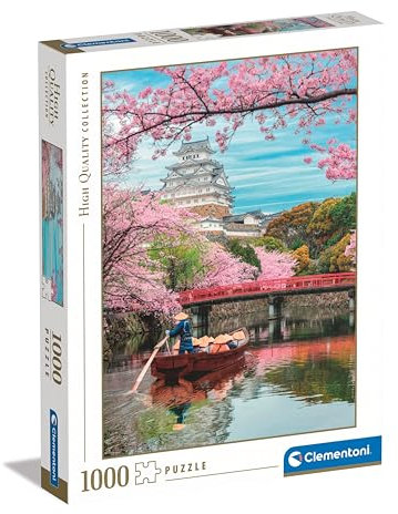 Clementoni - 39819 - Puzzle Collection - Himeji Castle in Spring - 1000 Pezzi - Puzzle Adulti, Verticale, Divertimento Per Adulti, Made In Italy