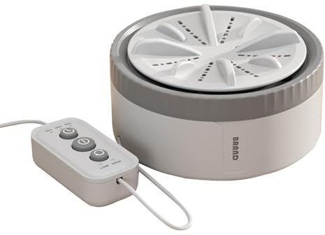 Lavatrice portatile per lavandino, in ABS con ventose inferiori, lavatrice | portatile ad ultrasuoni con USB per viaggi, rondella per piccoli capi di abbigliamento