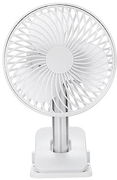 PRETYZOOM Mini Ventilador Ligero Con Clip Portátil Ventilador Oscilante Para El Hogar La Oficina Y La Escuela Color