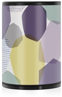 Aschenbecher mit buntem unregelmäßigem Muster, geruchsdicht, Edelstahl, tragbar, rauchfrei, Autozubehör, Auto-Aschenbecher, Auto-Becherhalter, Terrasse, Küche, Büro