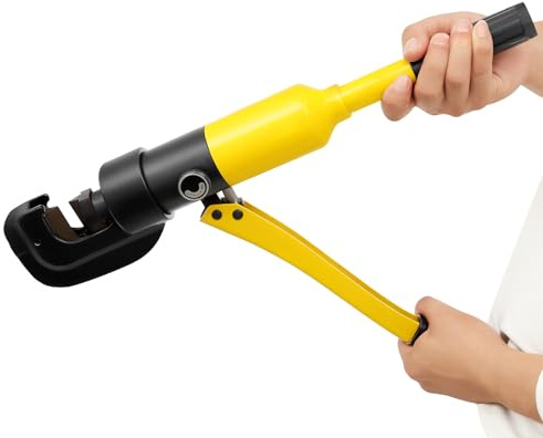 Xlsdlvcnxz Tagliabulloni idraulici, 13 tonnellate, 4-22 mm, taglierina idraulica per barre per cemento armato, utensile da taglio professionale a mano in acciaio con scatola per gabbie a rullo può