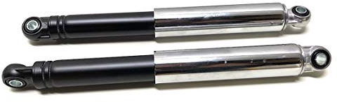 Stoßdämpfer Satz Federbein Vorne passend für Simson KR51/1 KR51/2 SR4-2 Schwalbe Star - 310mm Chrom Schwarz