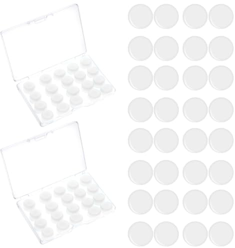 20 Paar Silikon Ohrstöpsel, Ohrstöpsel zum Schlafen, Wiederverwendbare-Ohrstöpsel mit Geräuschunterdrückung für Schlafen Schwimmen Anti Schnarch Schutz, Ideal zum Konzert, Schwimmen, Duschen