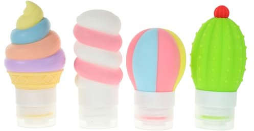 CONGARTENO 4piezas Botellas Exprimibles Para Salsas y Condimentos Botellas Vacías Para Loncheras