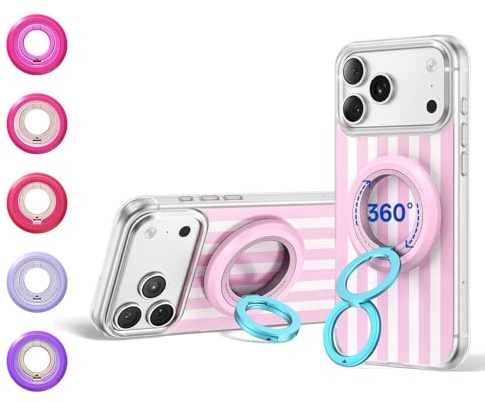 SYNCWIRE Handy Ring Halterung Magnetisch für MagSafe - 360° Drehbarer Magnetischer Ringhalter für Handy Fingerhalter für iPhone 17 16 15 14 13 12 Pro Max Kompatibel mit MagSafe Zubehör