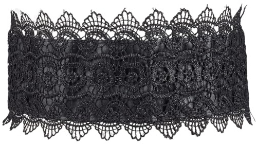 CALFOVERA Cinturón de Encaje Ajustable de 10.2cm para Vestidos, con Lazo Ancho Tipo OBI, de Cuero Sintético Negro. También Sirve como Corsé Estilo Boho, Ideal para Uso Diario, Fiestas de Halloween