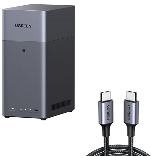 UGREEN NASync DH2300 NAS a 2 alloggiamenti con cavo USB da 60 W
