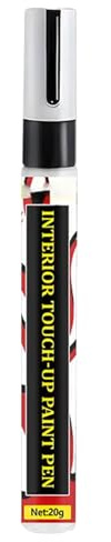 Car Interior Touch Up Pen - Black Button Steering Wheel And Dashboard Scratch Repair Pen | 20ml Capacity For Minor Scratch And Blemish Restoration | Improves Appearance Of Interior Exterior Surfaces