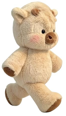 Peluche Che Corre- Peluche mucc Che Corre a 45cm Cuscino Morbido E Soffice, Bambola Da Collezione a Forma Di Pecora In Stile Cartone Animato, Animale Di Pe luche Per Uomini Donne, Bambini E Ragazzi