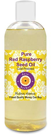 dève herbes Olio di semi di lampone rosso puro di (Rubus idaeus) 100% grado terapeutico naturale spremuto a freddo 200ml (6.76 oz)