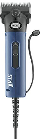 Wahl Star Horse Clipper - Kabelgebundene Schermaschine für Pferde - Für die Komplett-Rasur von bis zu vier Pferden - Blau