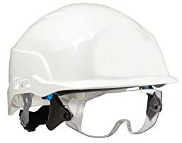 Centurion S20WR Spectrum Safety Helmet, Non-Vented Wheel Ratchet, White