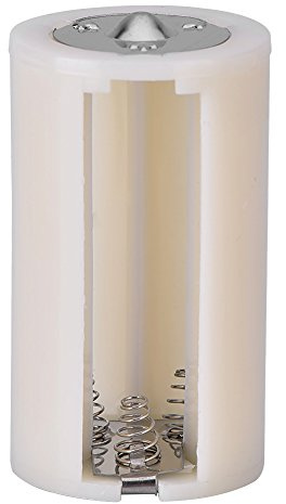 Zerone 5 PCS 3X AA zu D Batterie Konverter, 3 AA Slots Akkuadapter Parallele Batteriefachhalterung