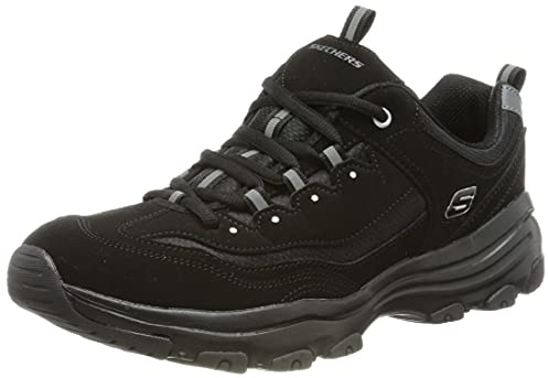 Skechers 88888250-BBK_39,5 - Scarpe da Ginnastica Basse, Black,