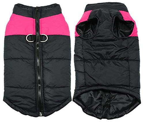 Sochi Hundebekleidung für Französische Bulldogge, Winter, Ropa, Perro, Golden Retriever, Labrador, Hundejacke, Größe XXL-7XL, 4XL, rose