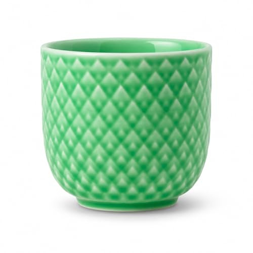Lyngby Porcelæn Huevera Ø5 cm Rhombe Color Mix & Match en porcelana, verde