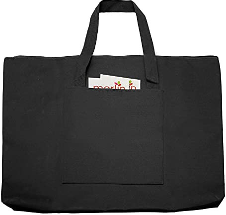 Cupohus wasserdichte Kunst-Portfolio-Tasche, 50,8 x 66 cm, mit Außentaschen und Griff, Studenten-Tragetasche