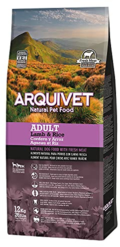 ARQUIVET Adult - Adult Dog Torrfoder - lamm och ris - 12 kg - torrfoder för hundar - hög smältbarhet, gastro-ointers