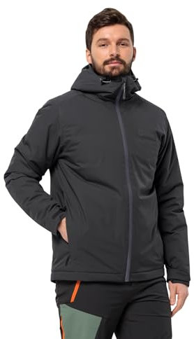 Jack Wolfskin Herren Wisper Ins Jkt M Jacket, Schwarz, L EU