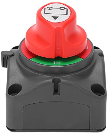 Batteriestrom-Killschalter, Batterietrennschalter Ein Aus 12-48VDC 275A Hitzebeständig Universal für Auto Wohnmobil ATV Boot Boot-/Yachtteile