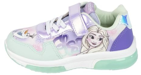 Disney Frozen Scarpe da Ragazze, Scarpe Sportive da Ragazza, Elsa Scarpe Luminose per Bambina, Regalo per Ragazze, Taglie EU 25 a 32 (30)