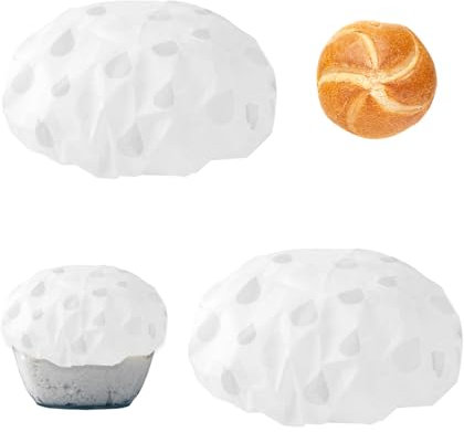 2 cubiertas de masa, revestimiento de tela para cesta de pan, cubierta de alimentos, lámina de plástico para masa, cubierta de fermentación de levadura, cubierta redonda para alimentos para pan,