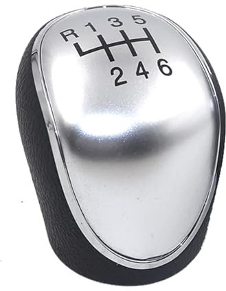 Ropaix Pour Hyundai Pour IX35 2012-2016 Sélecteur Vitesse Manuel Changement Vitesse Voiture Pommeau Levier Changement Boîte Vitesses Pommeau de levier de vitesses(Argent)