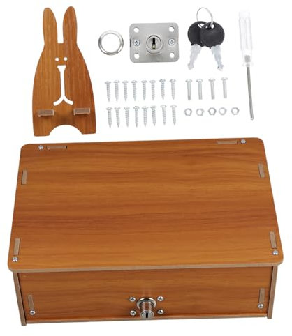 HYTROVE Laptop Riser Mit Schublade Und Abschließbarem Stauraum Monitorständer Für Schreibtischorganisation Stabil Und Langlebig Für Büro Desktop Und Wohnheim