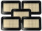 vhbw 5x Flachfaltenfilter Ersatz für Trotec 7.710.000.033, 7710000033 für Staubsauger - Filterelement
