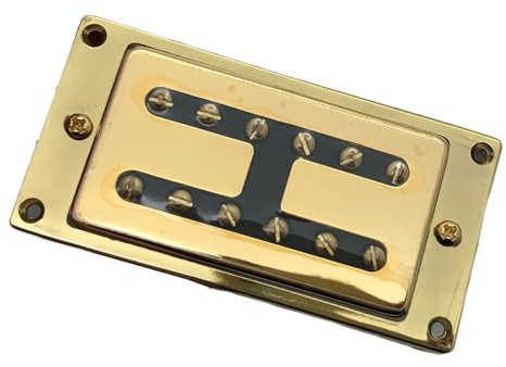 Bassgitarren-Zubehör, Doppelspulen-Gitarren-Tonabnehmer, professionell, für Musikstile, 6 Saiten, offener Tonabnehmer für E-Bassgitarre