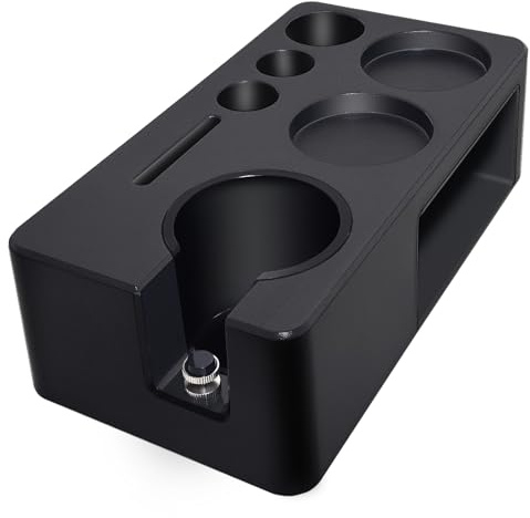 JOYONE Espresso Tamper Station with Knock Box for Storing 51-58 mm Espresso Tamper (L-ABS (51-58 mm)
